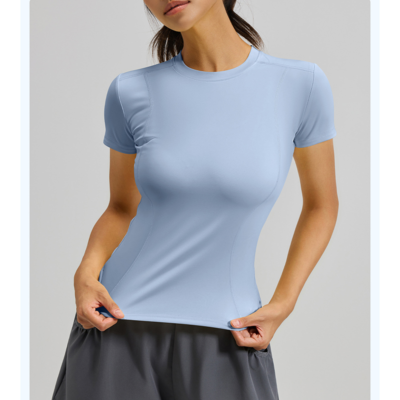Yoga Fitness Levis - Camiseta de Yoga Feminina Slim Fit,