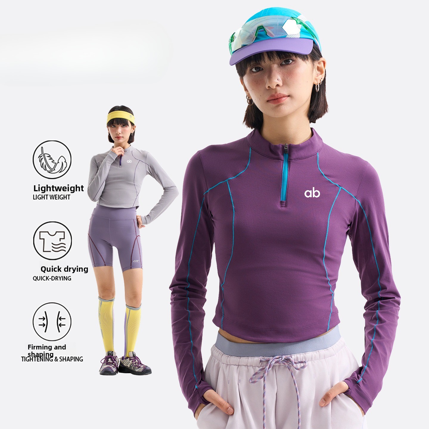 Yoga Fitness Levis - Camiseta Feminina de Manga Longa com