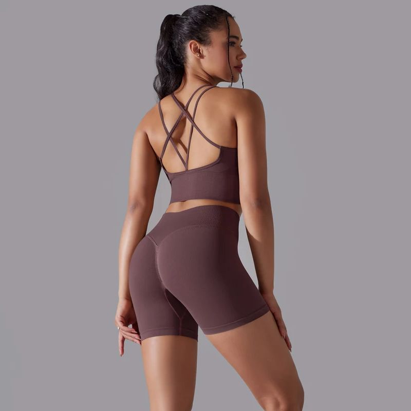 Yoga Fitness Kit - Sexy conjuntos de yoga feminino agasalho