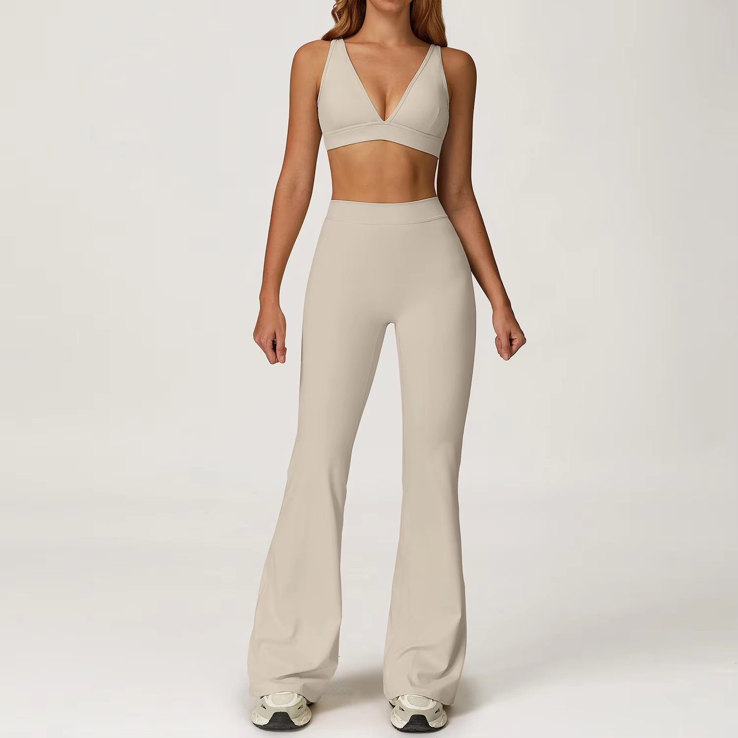 Yoga Fitness Levis - Conjunto de sutiã esportivo feminino, leve,
