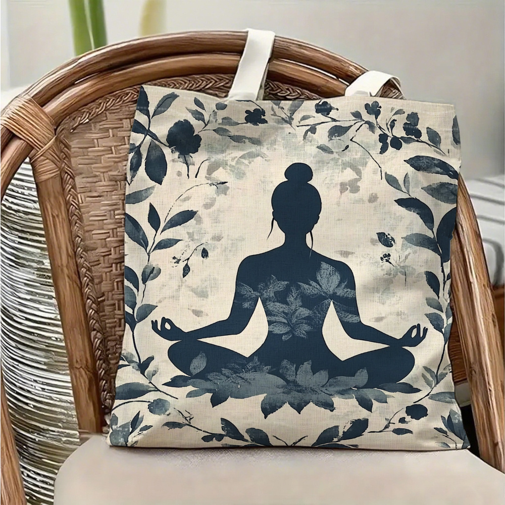 Yoga Fitness Gifts - Bolsa de ombro de lona com