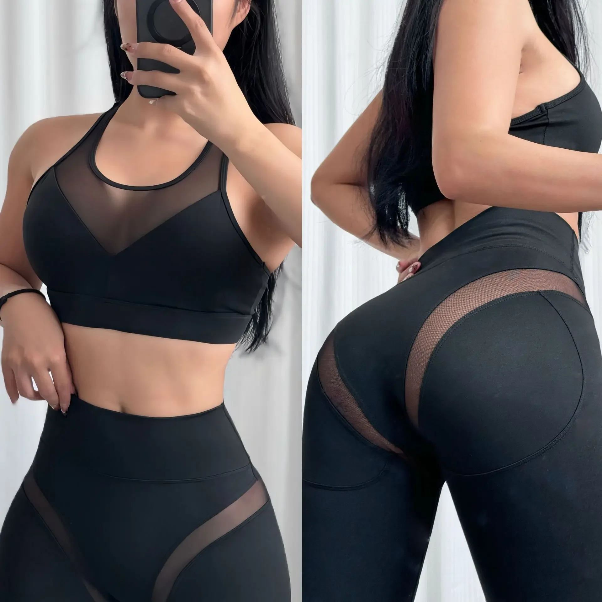 Yoga Fitness Levis - Leggings Femininas de Cintura Alta com