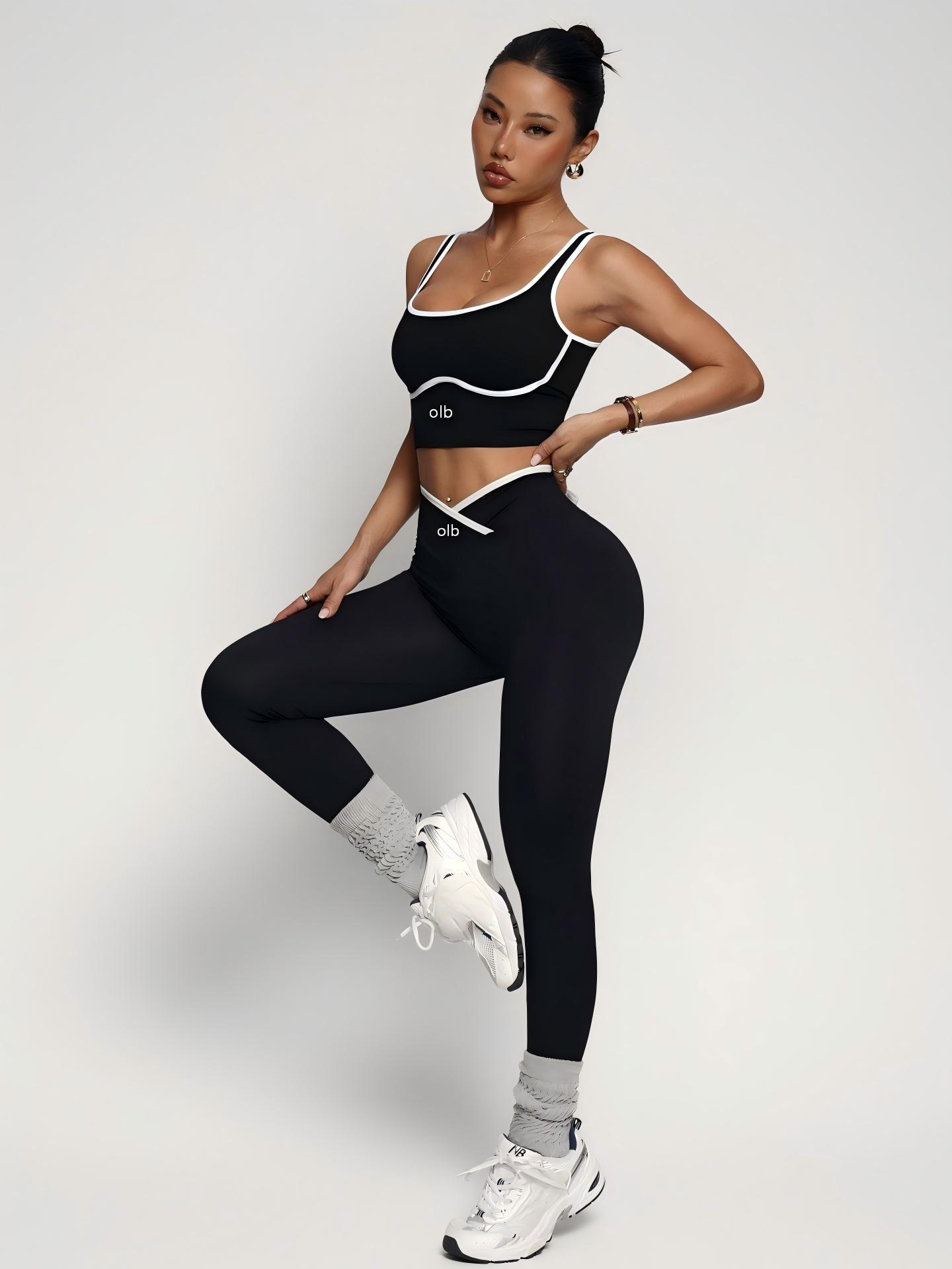Conjunto de roupa fitness de 2 - Yoga Fitness Kit avaliação e preço