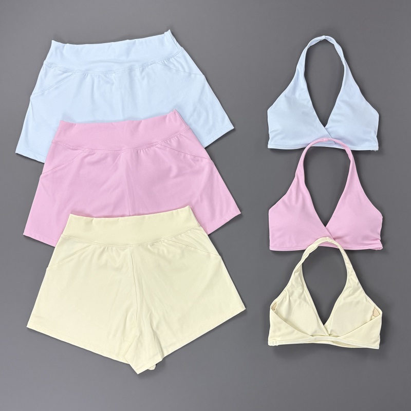 Conjunto de Shorts de Treino F - Yoga Fitness Kit avaliação e preço
