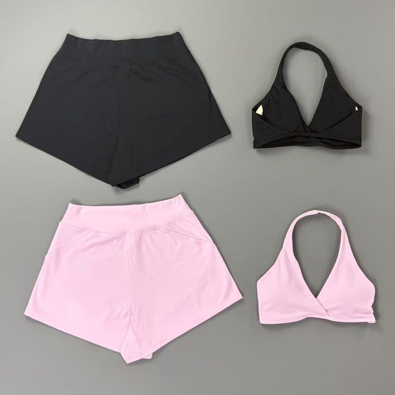 Conjunto de Shorts de Treino F - Yoga Fitness Kit avaliação e preço