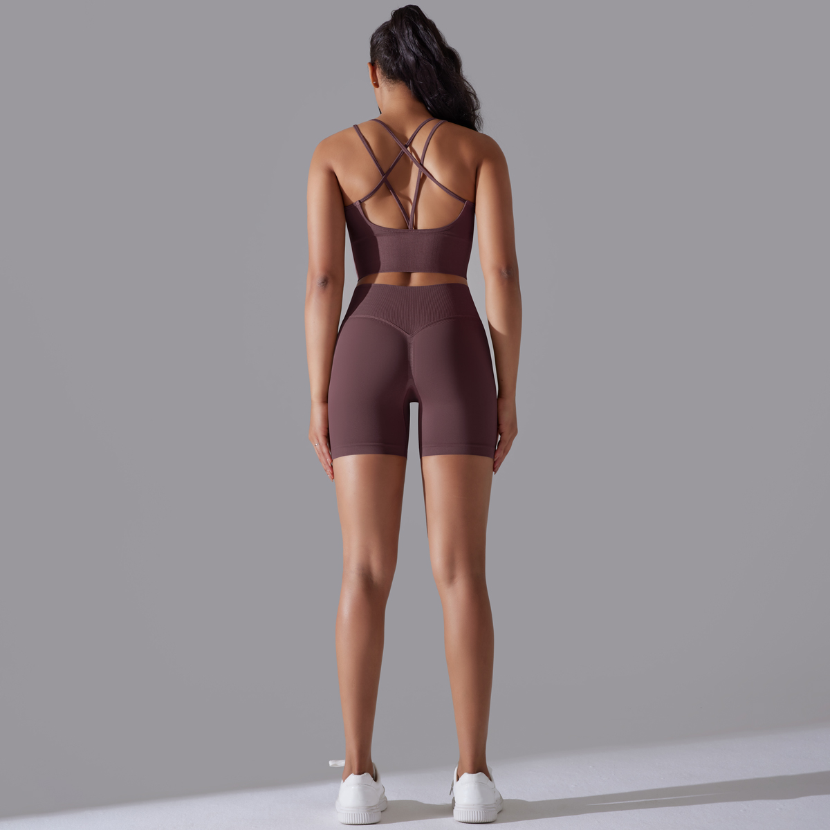 Sexy conjuntos de yoga feminin - Yoga Fitness Kit avaliação e preço