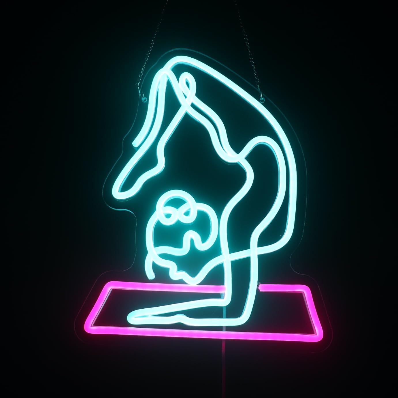 Letreiro Neon de Yoga, Luz de  - Yoga Fitness Gifts avaliação e preço