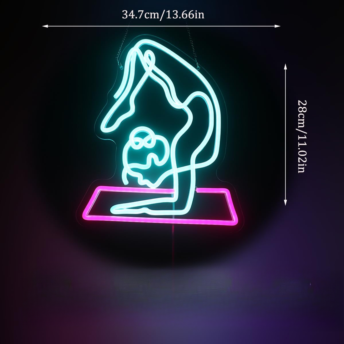 Letreiro Neon de Yoga, Luz de  - Yoga Fitness Gifts avaliação e preço