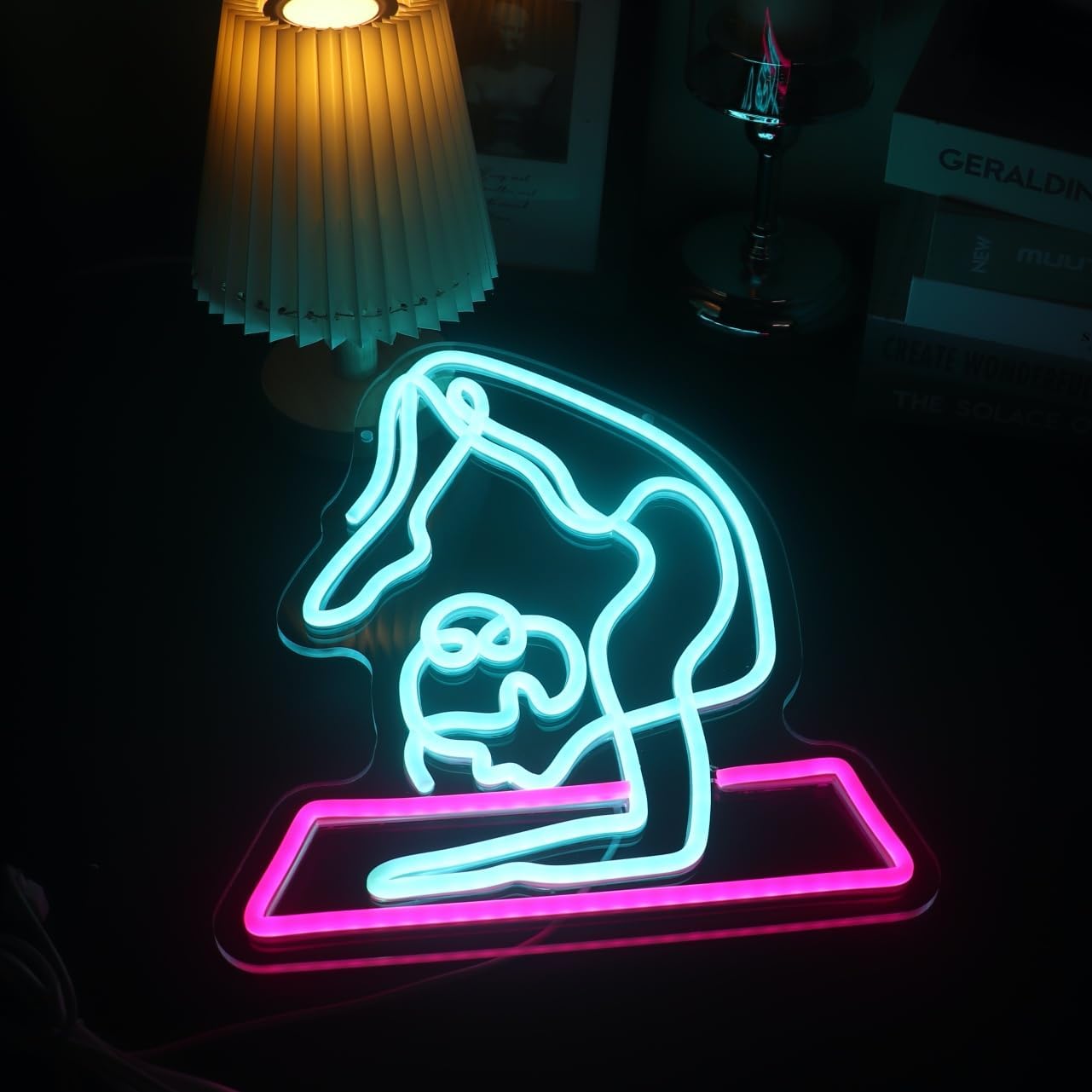 Letreiro Neon de Yoga, Luz de  - Yoga Fitness Gifts avaliação e preço