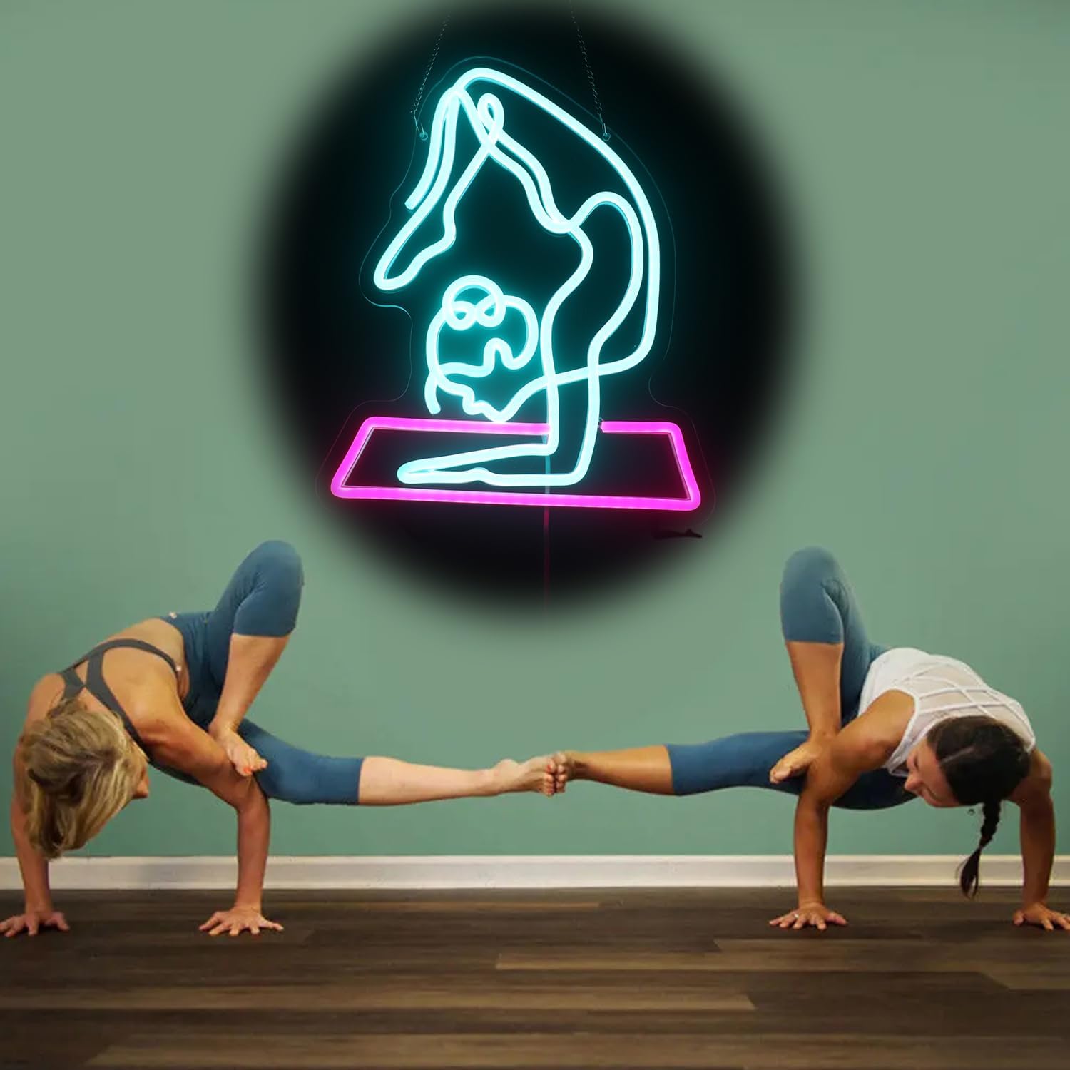 Letreiro Neon de Yoga, Luz de  - Yoga Fitness Gifts avaliação e preço