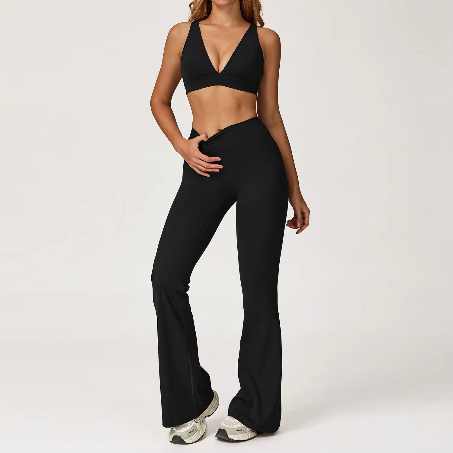 Conjunto de sutiã esportivo fe - Yoga Fitness Levis avaliação e preço