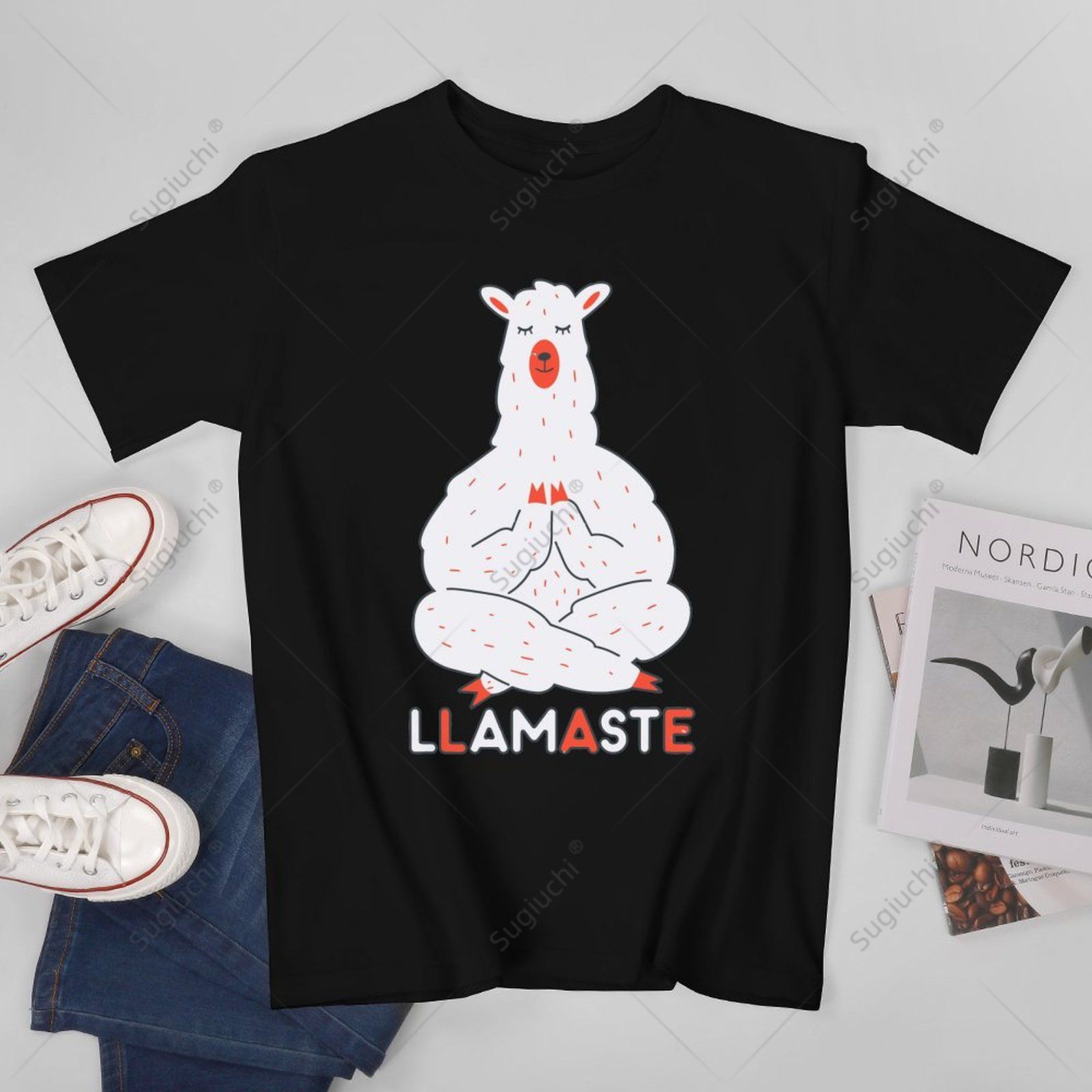 Camisetas Unissex Engraçadas d - Yoga Fitness Gifts avaliação e preço