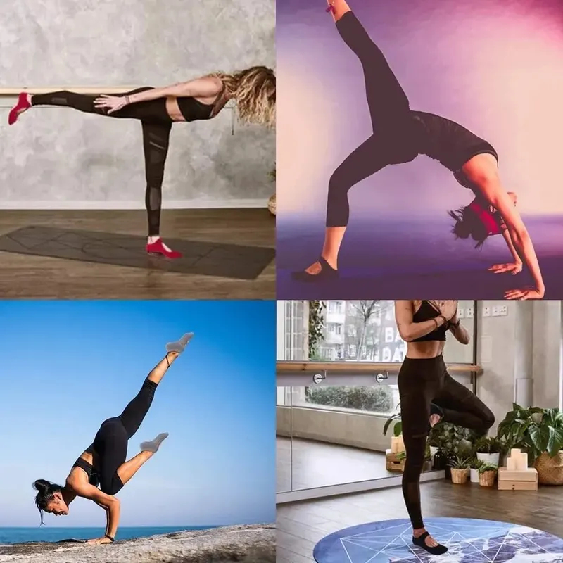 Meias de Yoga Antiderrapantes  - Yoga Fitness Dance avaliação e preço